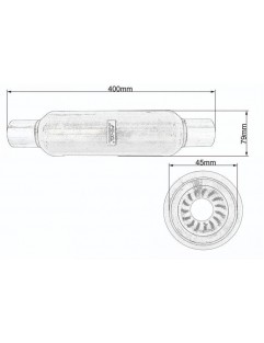 Strumienica łuskowa fi 45 AWG