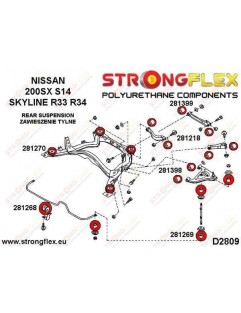 Tuleja przekładka łącznika stabilizatora tylnego SPORT