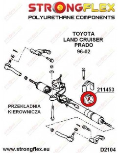 Tuleja przekładni kierowniczej 50mm SPORT