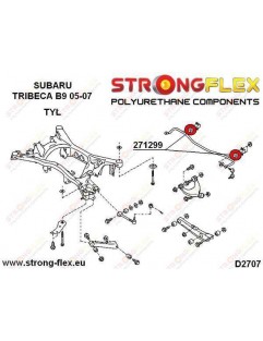 Tuleja stabilizatora tylnego 15mm SPORT