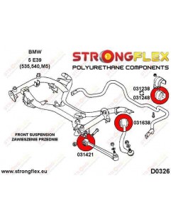 Tuleja wahacza przedniego 66mm SPORT, 031638A