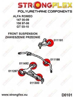 Tuleja wahacza przedniego dolnego przednia