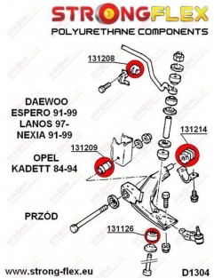 Tuleja wahacza przedniego przednia