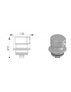 Adapter regulatora ciśnienia paliwa Turbosmart Audi VW 1.8T 20V