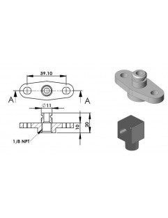 Adapter regulatora ciśnienia paliwa Turbosmart Mitsubishi EVO X 4B11T