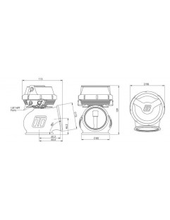 Turbosmart Wastegate Powergate 60mm 0.5 Bar Gen V