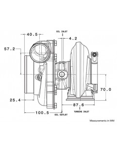 Turbosprężarka Garrett GTX3071R GEN II Reverse Rotation