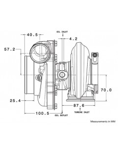 Turbosprężarka Garrett GTX3076R GEN II Reverse Rotation