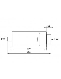 Tłumik ProRacing 60mm MT02