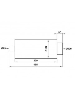 Tłumik ProRacing 63,5mm MT07