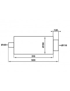 Tłumik ProRacing 65mm MT04