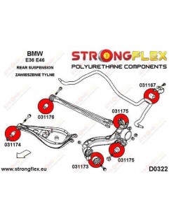 Zestaw tulei zawieszenia BMW E46