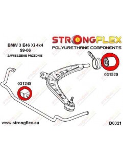 Zestaw tulei zawieszenia BMW E46