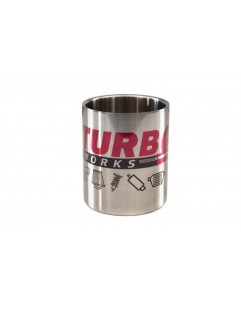 Kubek metalowy 300ml Srebrny TurboWorks