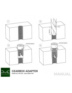 Adapter skrzyni biegów Toyota / Lexus V8 UZ 1UZ 3UZ - Toyota Altezza / Lexus IS200 J160 Aisin AZ6 (first gen.)