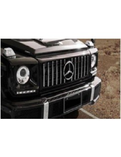 Grill Mercedes Benz W463 G63 Look Shiny Black 90-18