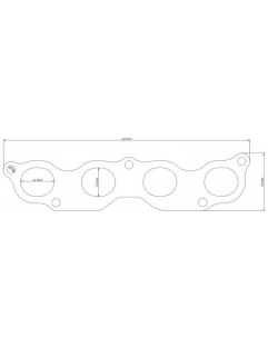 Flansza kolektora wydechowego Honda K20A1 K20A3