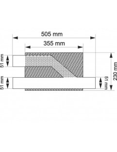 Tłumik pod przepustnicę TurboWorks 51mm 304SS