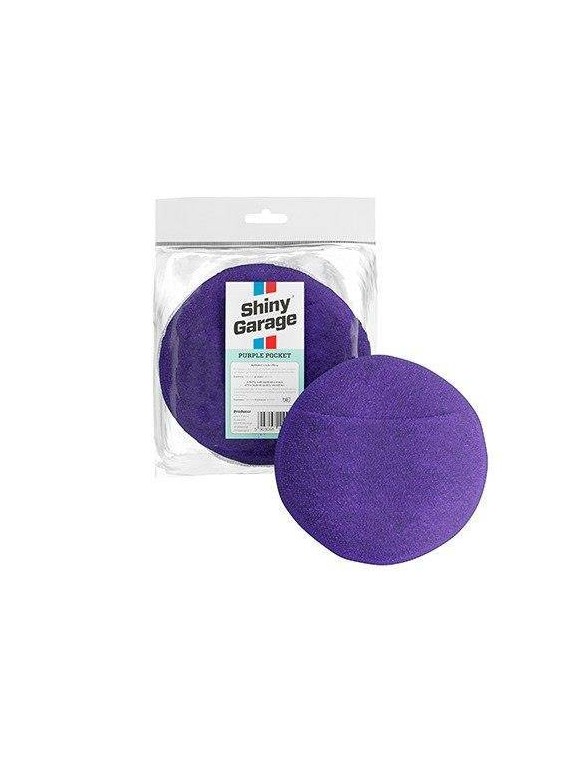 Shiny Garage White Purple Microfiber Applicator 13,5x3cm (Aplikator)