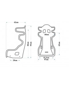 Fotel sportowy Slide RS7 FIA Zamsz Czarny