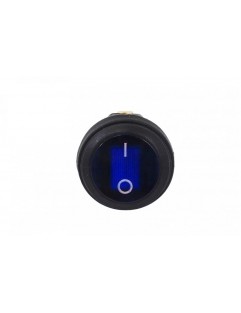 Włącznik Round ON-OFF 3PIN Blue