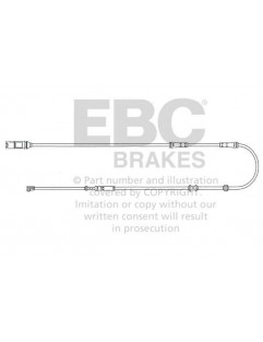 EFA129 - Czujnik zużycia klocków hamulcowych EBC Brakes BMW | 7 Series (F01)(730) | 7 Series (F01)(740) | 7 Series (F01)(750) 