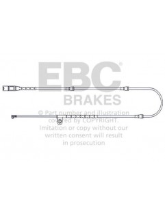 EFA141 - Czujnik zużycia klocków hamulcowych EBC Brakes BMW | X5 (E70) | X5 (F15) | X6 (E71) | X6 (F16) | BMW | X5 | X6