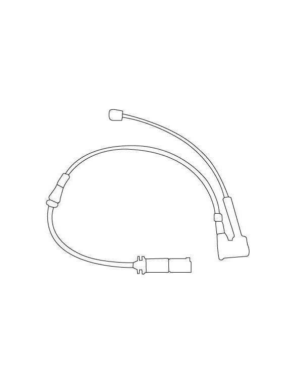 EFA186 - Czujnik zużycia klocków hamulcowych EBC Brakes BMW | 1 Series (F40)(116) | 1 Series (F40)(118) | 1 Series (xDrive F40