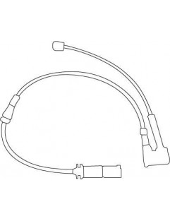 EFA186 - Czujnik zużycia klocków hamulcowych EBC Brakes BMW | 1 Series (F40)(116) | 1 Series (F40)(118) | 1 Series (xDrive F40