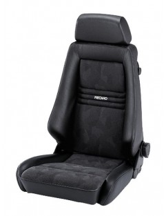 Fotel Sportowy RECARO Specialist M (LX/W) Artista Black / Artificial leather Black