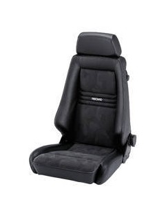 Fotel Sportowy RECARO Specialist M (LX/W) Artista Black / Artificial leather Black