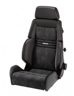 Fotel Sportowy RECARO Expert S (LT/F) Artista Black / Nardo Black