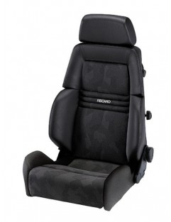 Fotel Sportowy RECARO Expert S (LT/F) Artista Black / Artificial leather Black