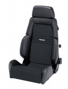 Fotel Sportowy RECARO Expert S (LT/F) Dinamica Black / Artificial leather Black