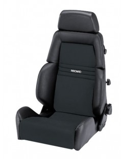 Fotel Sportowy RECARO Expert L (LT/X) Dinamica Black / Artificial leather Black