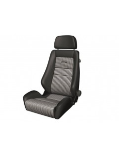 Fotel Sportowy RECARO Classic Line LX Leather Black / Pepita