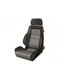 Fotel Sportowy RECARO Classic Line LS Leather Black / Pepita