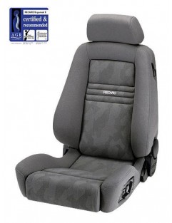 Fotel Sportowy RECARO Ergomed E Basis Artista Grey / Nardo Grey