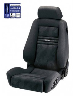 Fotel Sportowy RECARO Ergomed E Clima Artista Black / Nardo Black