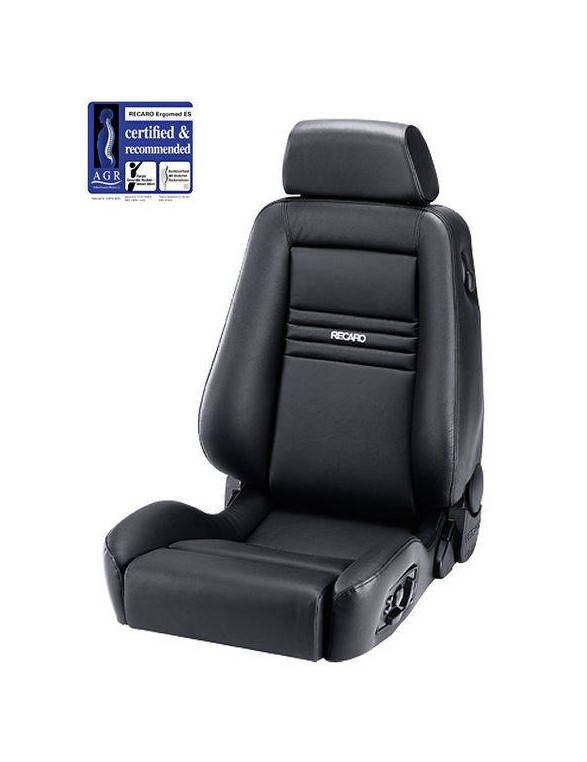 Fotel Sportowy RECARO Ergomed ES Clima Leather Black