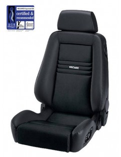 Fotel Sportowy RECARO Ergomed ES Clima Dinamica Black / Leather Black