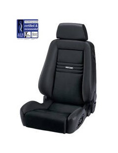 Fotel Sportowy RECARO Ergomed ES Clima Dinamica Black / Leather Black