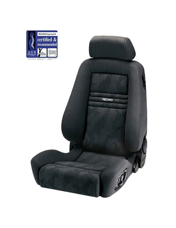 Fotel Sportowy RECARO Ergomed E - SAB Clima Artista Black / Nardo Black