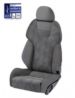 Fotel Sportowy RECARO AM19 Style XL TOPLINE Artista Grey / Nardo Grey