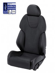 Fotel Sportowy RECARO AM19 Style XL TOPLINE Dinamica Black / Leather Black