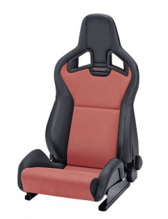 Fotel Sportowy RECARO Sportster CS z podgrzewaniem Artificial leather Black / Dinamica Red