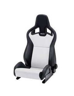 Fotel Sportowy RECARO Sportster CS z podgrzewaniem Artificial leather Black / Dinamica Silver