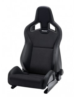 Fotel Sportowy RECARO Sportster CS SAB Artificial leather Black / Dinamica Black