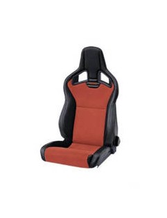 Fotel Sportowy RECARO Cross Sportster CS z podgrzewaniem Artificial leather Black / Dinamica Red