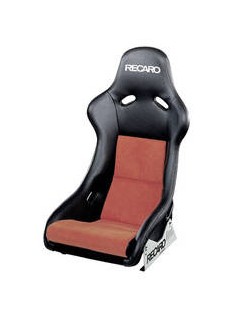 Fotel Sportowy RECARO Rennschalen (ABE) / Racing shells (ABE) Pole Position - Artificial leather Black / Dinamica Red